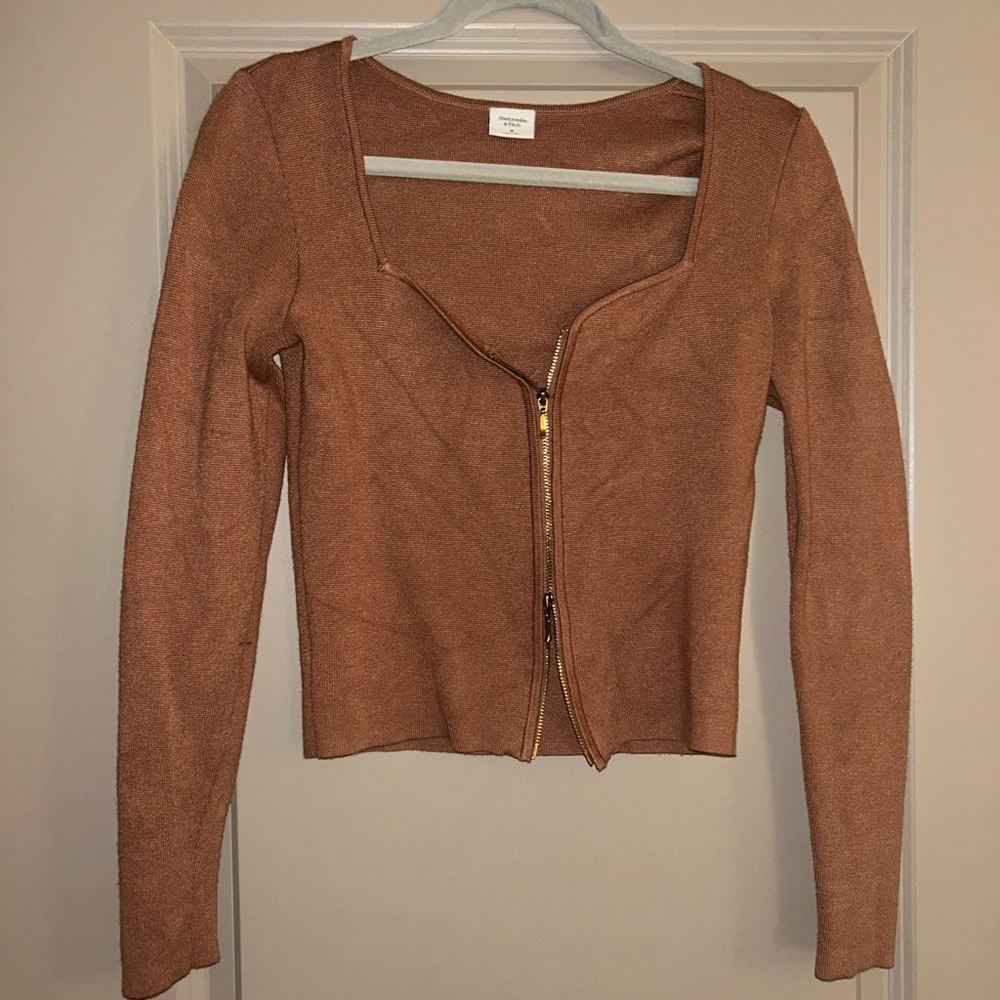 Abercrombie zip up sweater